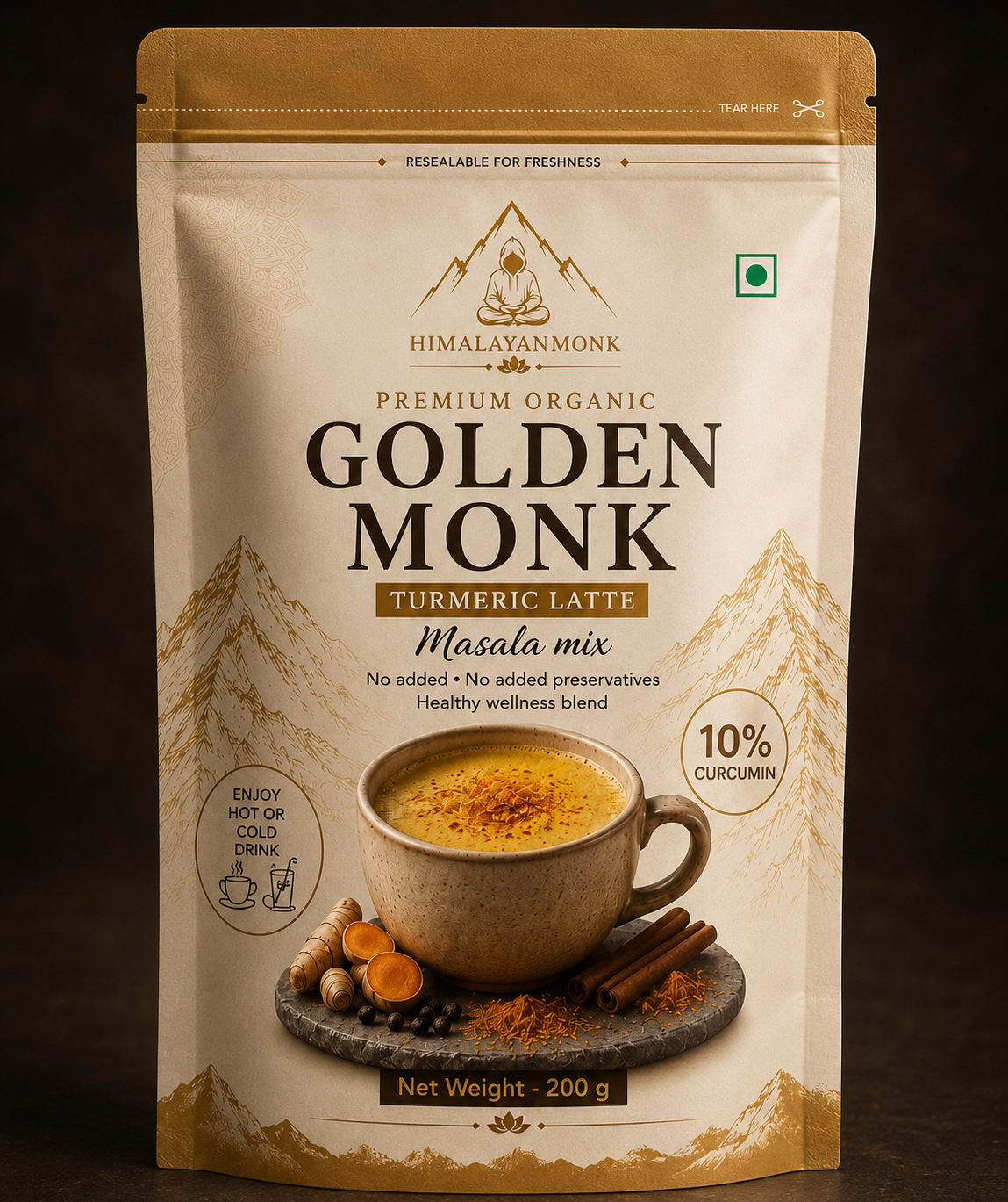Golden Monk Turmeric Latte